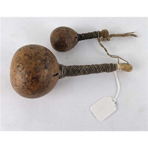 Antique Hopi Indian Gourd Rattles