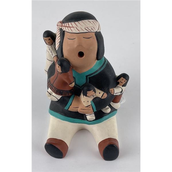 Native American Indian Pottery Story Teller
