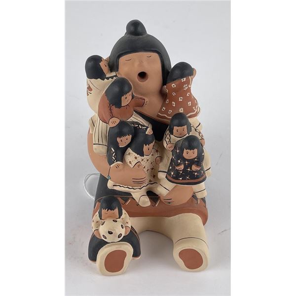Native American Indian Pottery Story Teller