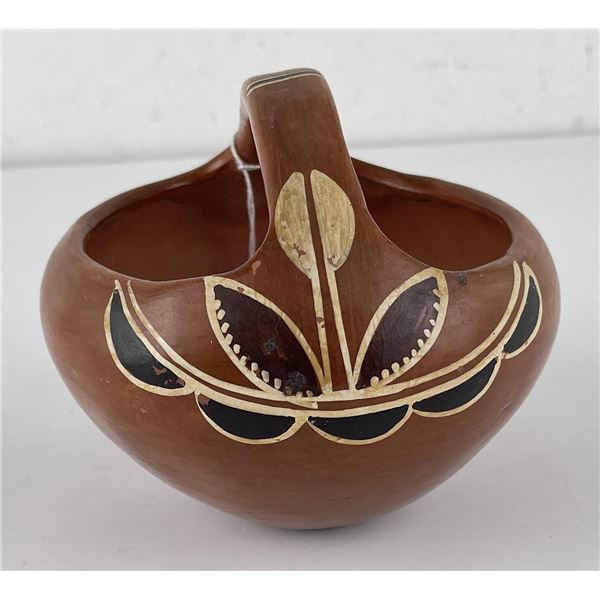 1950s Hopi Indian Pottery Handled Pot