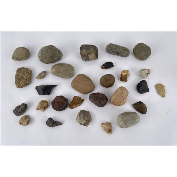 Group of Ancient Indian Artifacts Tools