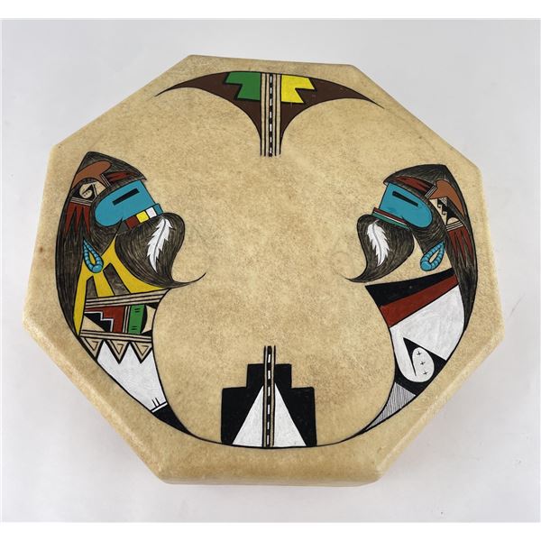 Hopi Indian Painted Drum