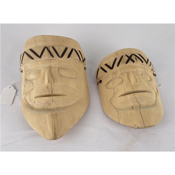 Pair of Mexican Dance Masks