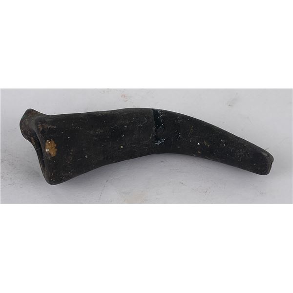 Antique American Indian Pottery Pipe