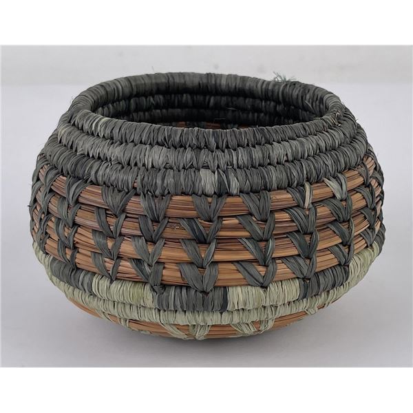 Multicolor Indian Made Pine Needle Basket