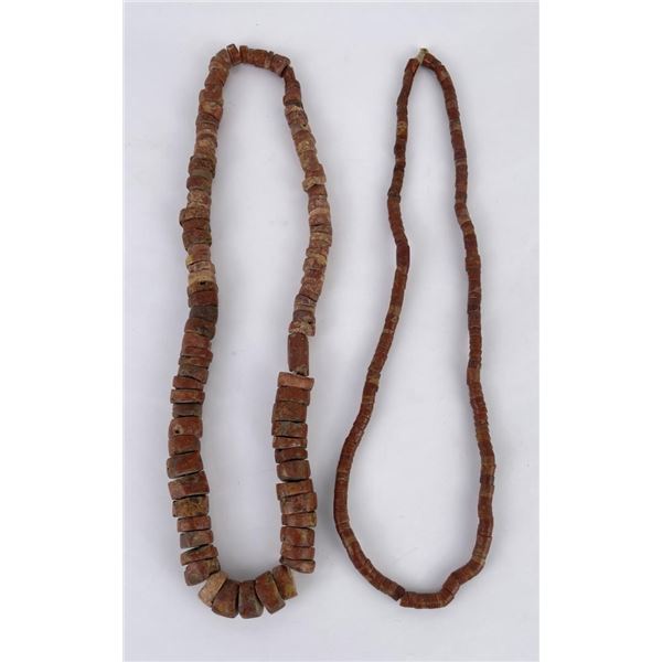 Antique Red Glass Indian Trade Beads