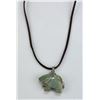 Image 3 : Zuni Indian Carved Stone Bear Necklace