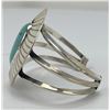 Image 3 : Navajo Sterling Silver Turquoise Bracelet