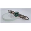 Image 2 : Zuni Sterling Silver Turquoise Hair Barrette