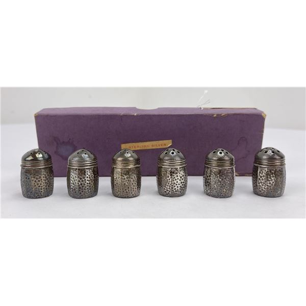 Group of Sterling Silver Salt and Pepper Shakers