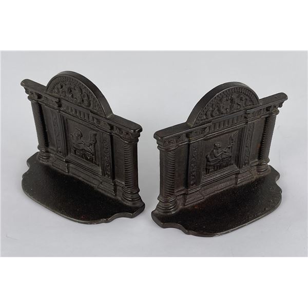 Antique Cast Iron Bookends