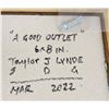 Image 8 : Taylor Lynde A Good Outlet Oil on Board
