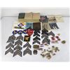Image 1 : Large Group of Army Patches Medals Books