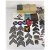 Image 2 : Large Group of Army Patches Medals Books