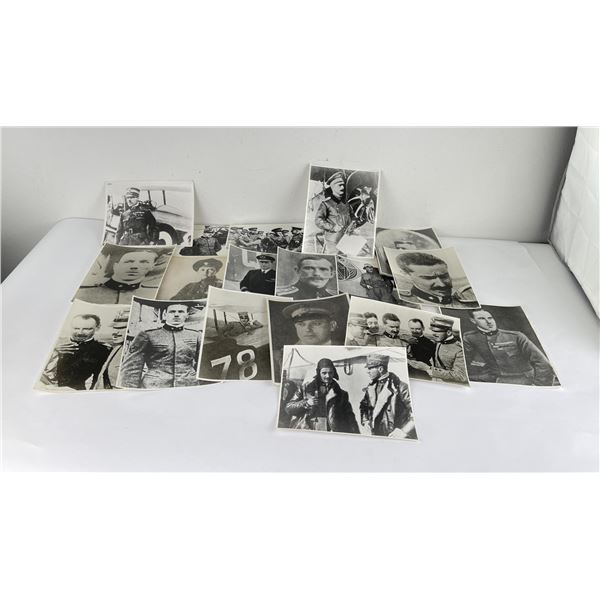 Lot of German Aviator Famous Pilot Photos