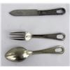 Image 2 : WW2 Set of US Mess Kit Utensils