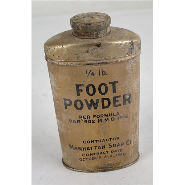 WW1 Doughboy US Army Foot Powder