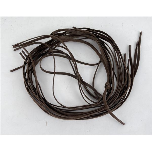 Lot of WW2 Wax Boot Laces for Combat Boots