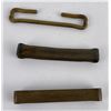 Image 1 : Set of Brass Slides and Belt Hook USMC Winchester