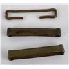 Image 2 : Set of Brass Slides and Belt Hook USMC Winchester