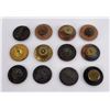 Image 2 : WW1 Lot of 12 Assorted Collar Discs