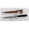 Image 2 : German German Ebony Dagger