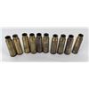 Image 1 : 10x WW2 Brass 20mm Anti Aircraft Shell Cases