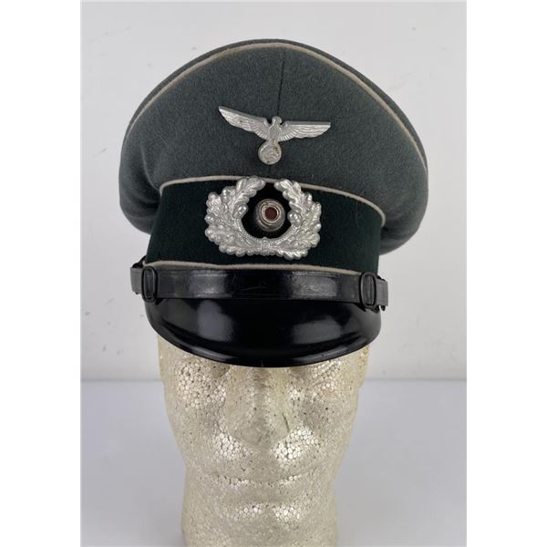 WW2 German Wehrmacht Officers Visor Hat