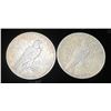 Image 2 : PEACE SILVER DOLLARS - 1923; PAIR