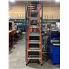 Image 2 : ORANGE 8' CARBON FIBER STEP LADDER & BLACK 3' FOLDING STEP LADDER