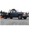 Image 8 : 0G --  1997 CHEVROLET GMT400 K3500 4X4 FLAT DECK, Green, 231192  KM's