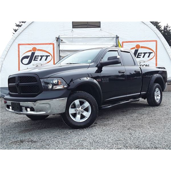 D3 --  2014 DODGE RAM 1500 ST CREW CAB 4X4, Black, 175479 KM's