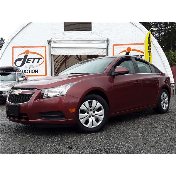 B5 --  2012 CHEVROLET CRUZE LT , Orange, 153258 KM's