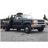 Image 7 : 0C --  1997 CHEVROLET GMT400 K3500 4X4 FLAT DECK, Green, 231192  KM's
