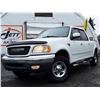 Image 2 : H1 --  2001 FORD F150 SUPERCREW LARIAT 4X4, White, 335980 KM's