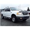 Image 8 : H1 --  2001 FORD F150 SUPERCREW LARIAT 4X4, White, 335980 KM's