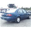 Image 8 : A8 --  2000 TOYOTA COROLLA LE, Blue, 313 700 KM's  "NO RESERVE"