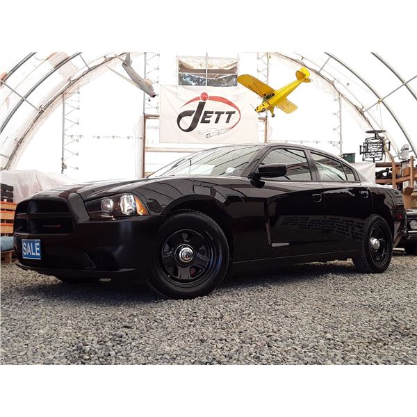 C6D --  2014 DODGE CHARGER POLICE, Black, 180166 KM's