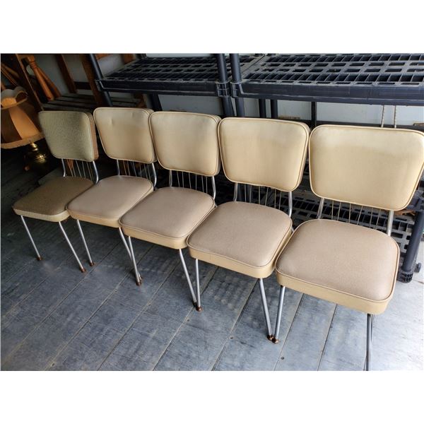 5 retro chairs