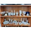 Image 1 : 2 Shelves of Orinmental glass serving dishes
