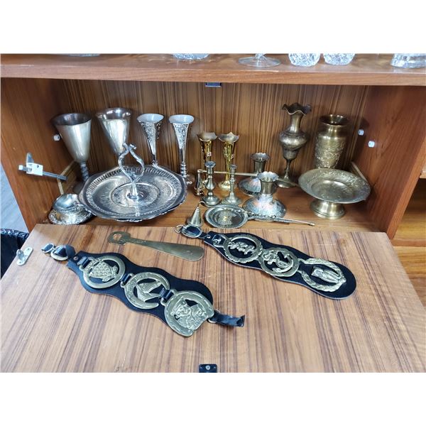 Lot of Brass, silver and other Decorations