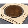 Image 2 : 1854 D France Napoleon III 10 Centimes