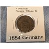 Image 1 : 1854 Germany 3 pfenninge Friedrich Wilhelm IV