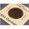 Image 2 : 1854 Germany 3 pfenninge Friedrich Wilhelm IV
