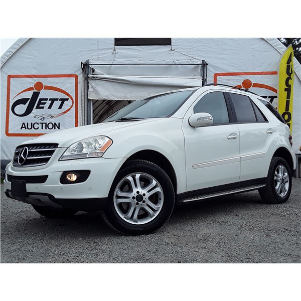 C6B --  2008 MERCEDES ML320 CDI AWD, WHITE, 259,880 KMS