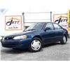 Image 1 : A1 --  2000 TOYOTA COROLLA LE, Blue, 313 700 KM's  "NO RESERVE"
