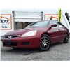 Image 2 : A12D --  2007 HONDA ACCORD EX, Red, 300595 KM's