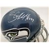 Image 2 : SHAWN ALEXANDER SIGNED SEATTLE SEAHAWKS FULL SIZE HELMET (BECKETT COA)