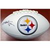 Image 1 : ANTONIO BROWN SIGNED PITTSBERG STEELERS LEATHER FOOTBALL (BECKETT COA)