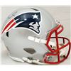 Image 3 : TOM BRADY SIGNED FULL SIZE NEW ENGLAND PATIORTS SPEED HELMET (FANATICS COA)